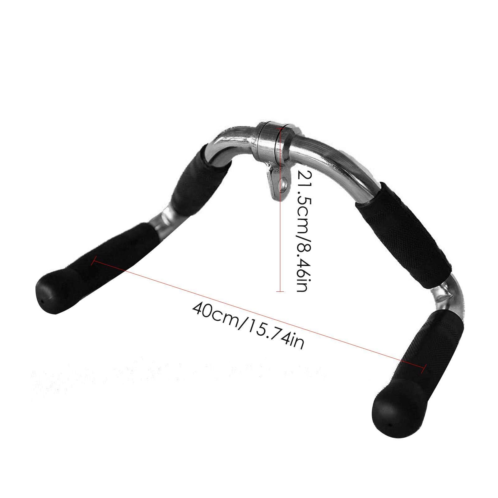 Amazon | ジムフィットネス用ラバーハンドルケーブルアタッチメント、V